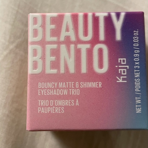 NWT Kaja Beauty Bento Bouncy Eyeshadow Trio in Chocolate Dahlia - Picture 5 of 5
